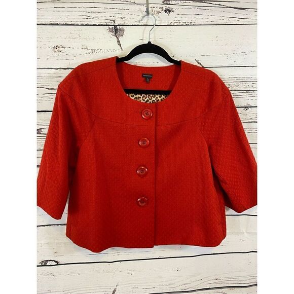 Madison three-quarter length sleeve jacket with buttons down the front size 12 - Picture 1 of 7